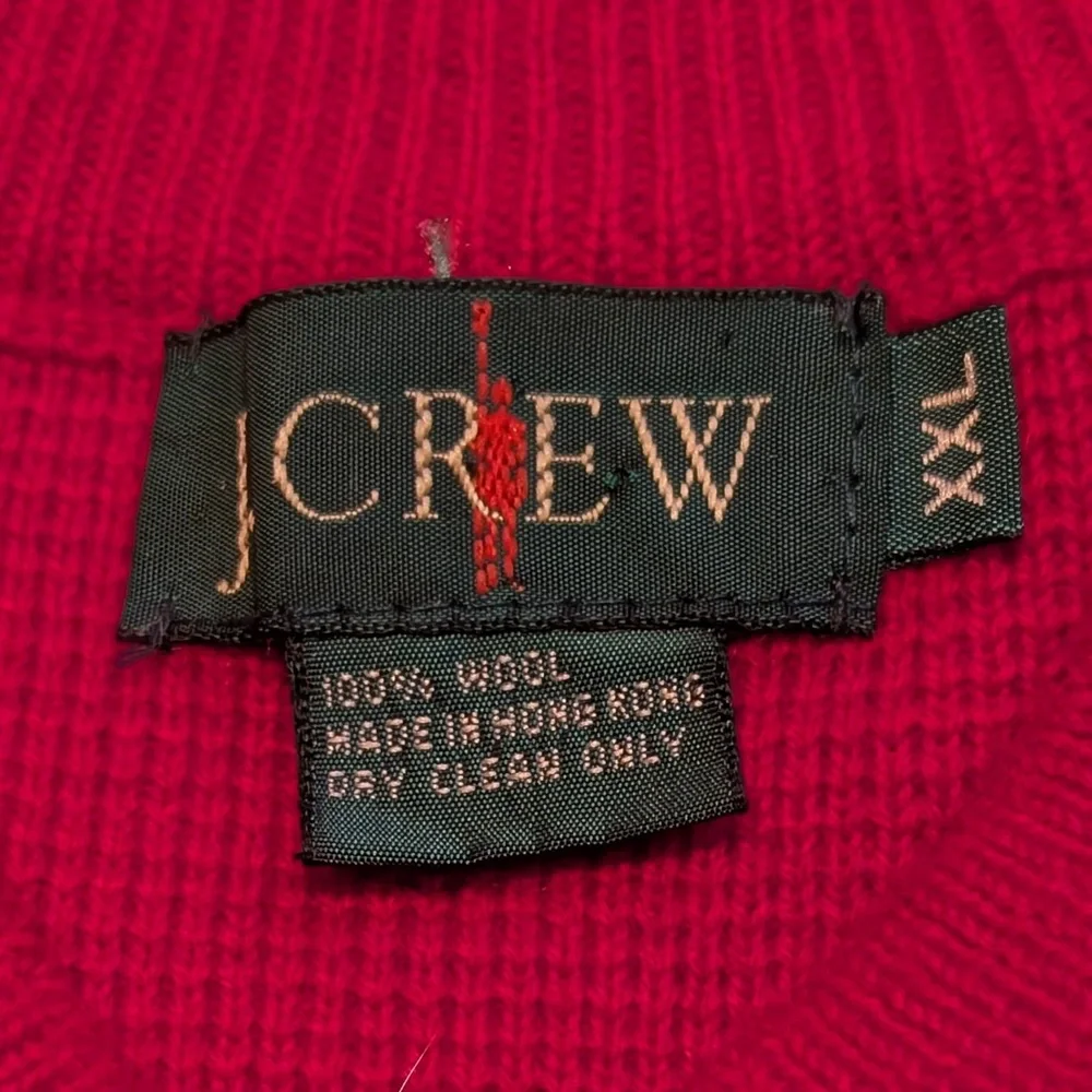 J.Crew Vintage 90’s Y2K Wool Sweater  Men’s XXL